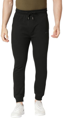 BASICS Solid Men Red Track Pants