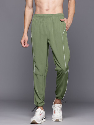 HRX by Hrithik Roshan Solid Men Green Track Pants