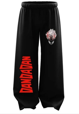 Nikolov Printed Men Black Track Pants