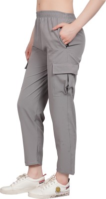 PP Vastram Solid Women Grey Track Pants