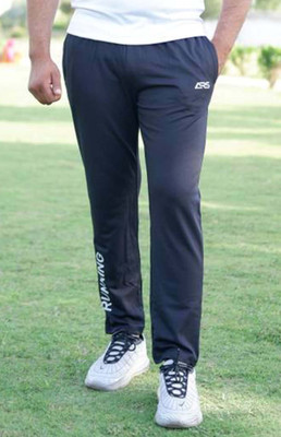 ARS FASHIONS Solid Men Black Track Pants