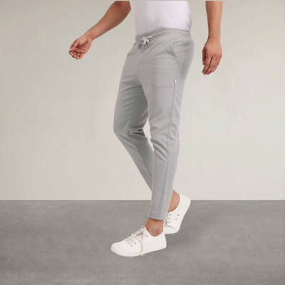 Covetvolo Ent Solid Men Grey Track Pants