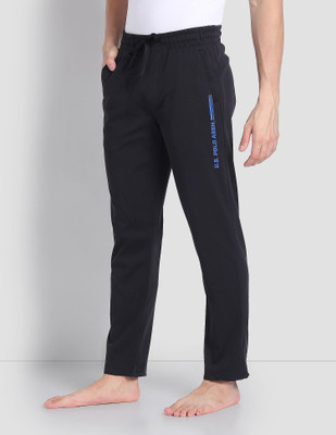 U.S. POLO ASSN. Printed Men Black Track Pants