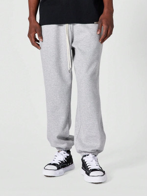 Dockstreet Solid Men Grey Track Pants