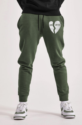 TRIPR Printed Men Green Track Pants