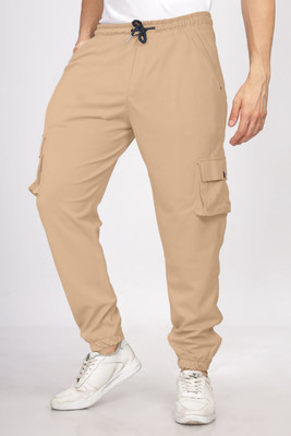 HONEST ENTERPRISEE Solid Men Brown Track Pants