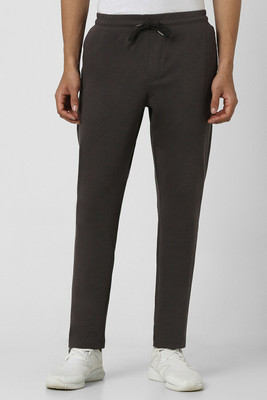 VAN HEUSEN Solid Men Brown Track Pants