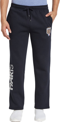 Octave Printed Men Dark Blue Track Pants