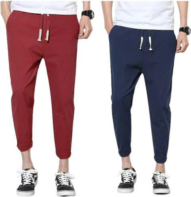 Kashmiri threading Slim Fit Men Brown Trousers