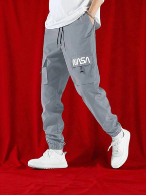 SB Trend Solid Men Grey Track Pants
