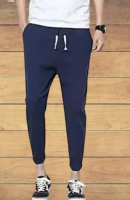 PVS TREND Solid Men Blue Track Pants