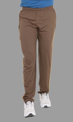 Epoxy Striped Men Brown Track Pants