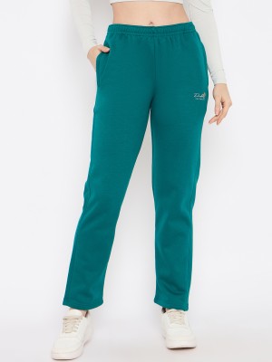 DUKE Solid Women Green Track Pants