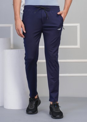 seri choice Solid Men Blue Track Pants