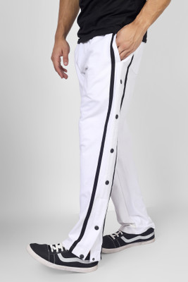 WEARDUDS Self Design Men White Track Pants