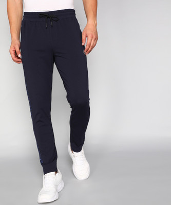 VH Flex Solid Men Dark Blue Track Pants