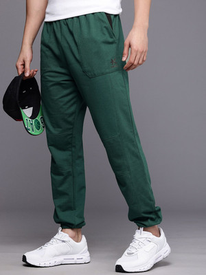 HRX by Hrithik Roshan Solid Men Green Track Pants