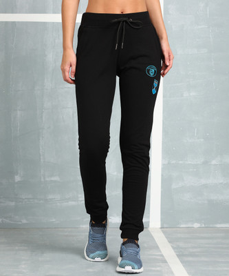 M7 By Metronaut Embellished Women Black Track Pants