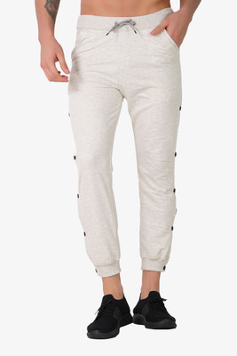 Mindsart Trending Solid Men White Track Pants