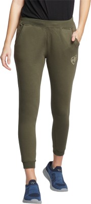 Wildcraft Solid Women Olive Track Pants