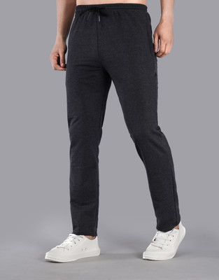 GARTEEN Solid Men Grey Track Pants