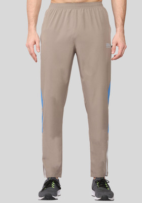 BW:BEATWIDE Colorblock Men Beige Track Pants