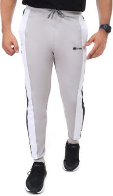 IDASS Colorblock Men Grey Track Pants