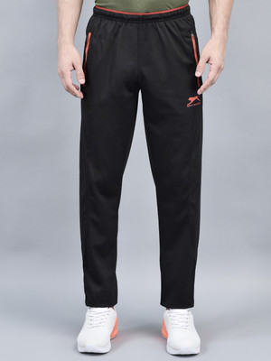 Shiv Naresh Solid Men Black, Red Track Pants