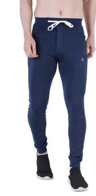 NAVYFIT Solid Men Blue Track Pants