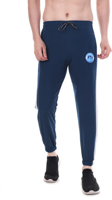 Ronakfashion Self Design Men Blue Track Pants
