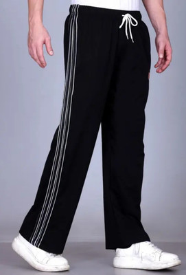 MD TOPLEY Checkered Men Black Track Pants