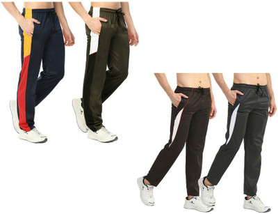 Indistar Self Design Men Multicolor Track Pants