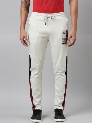 Dixcy Scott Maximus Graphic Print Men White Track Pants