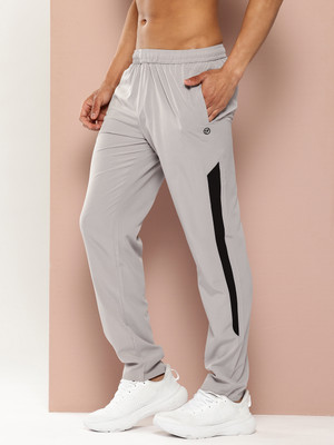 Turnfit Colorblock Men Grey Track Pants