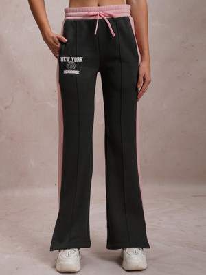 Tokyo Talkies Solid Women Grey Track Pants