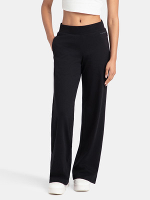 JOCKEY Solid Women Black Track Pants
