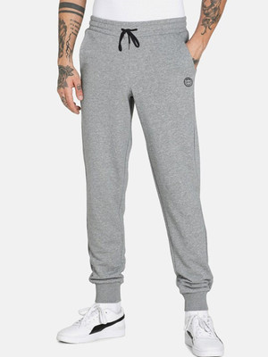 Mountain Colours Solid Men Grey Track Pants