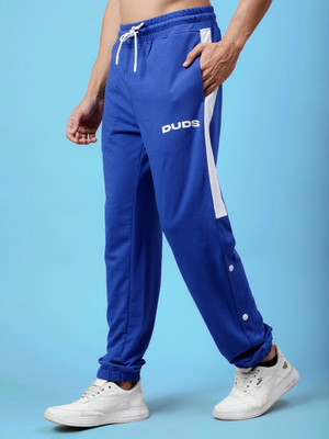 WEARDUDS Self Design Men Dark Blue Track Pants