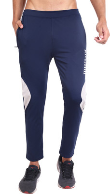 RiverHill Self Design Men Dark Blue Track Pants