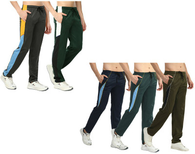 Indistar Colorblock Men Multicolor Track Pants