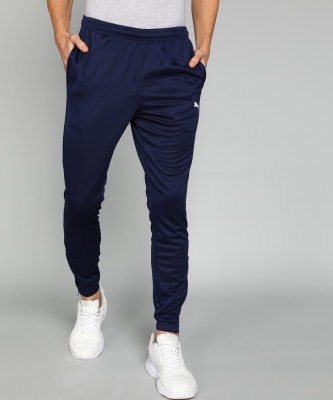 PUMA teamRISE Poly Training Pants Solid Men Blue Track Pants