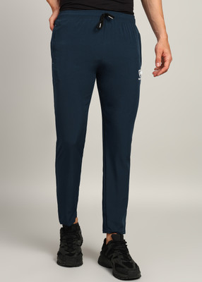 mank D Solid Men Blue Track Pants