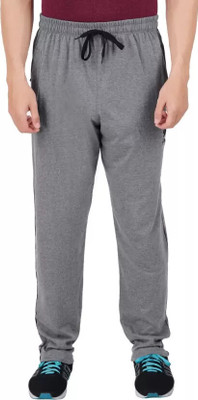 Wrodss Solid Men Grey Track Pants
