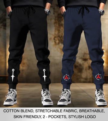 MOWA Printed Men Multicolor Track Pants