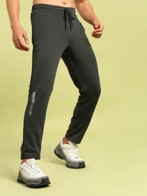 TECHNOSPORT Solid Men Green Track Pants