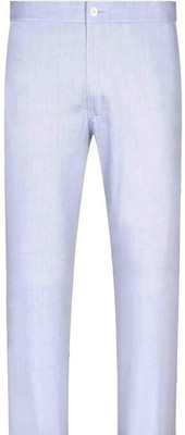 French Crown Solid Men Blue Track Pants