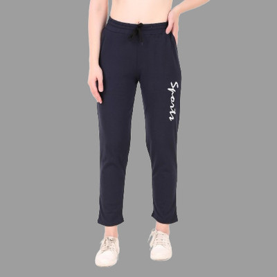 GAA Solid Women Black Track Pants