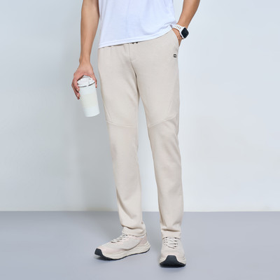 Ajile By Pantaloons Solid Men Grey Track Pants