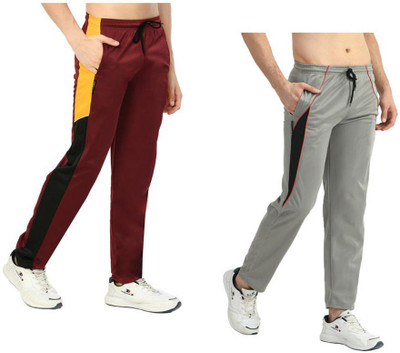 Indistar Self Design Men Multicolor Track Pants