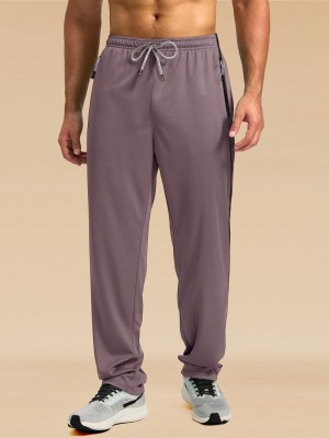 Tee Projekt Solid Men Purple Track Pants